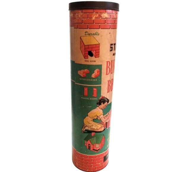 Vintage 1950's-1960's Set No.300-Sta-Lox Miniature Building Blocks-274/288 - Picture 13 of 16